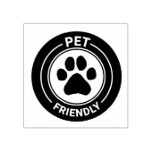 Best Westie Pet Friendly Gezeichnet Paw - Black Gummistempel (Prägung)