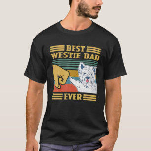 Best Westie Vater je Vintag Vatertag Weihnachten T-Shirt