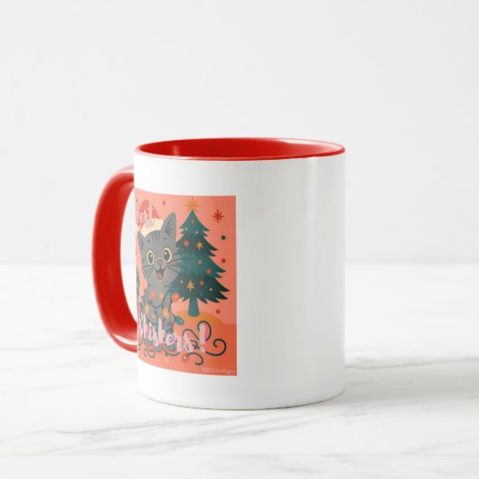 Best Whiskers! Cute & Funny Cat Tasse (Vorderseite Links)