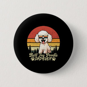 Best White Toy Poodle Vater jemals Vintagen Hunde Button
