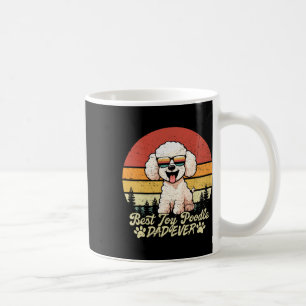 Best White Toy Poodle Vater jemals Vintagen Hunde Kaffeetasse