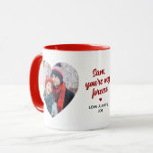 Best Wife Ever 2-Photo Custom Message Tasse (Vorderseite Links)