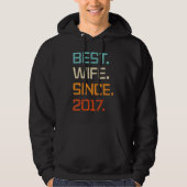 Best Wife Since 2017 6th Wedding Anniversary For W Hoodie (Vorderseite)