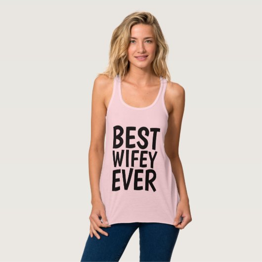 BEST WIFEY EHEFRAU JE T - Shirt (Vorderseite Vollansicht)