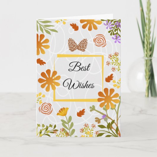 Best Wisches Karte (Vorderseite)