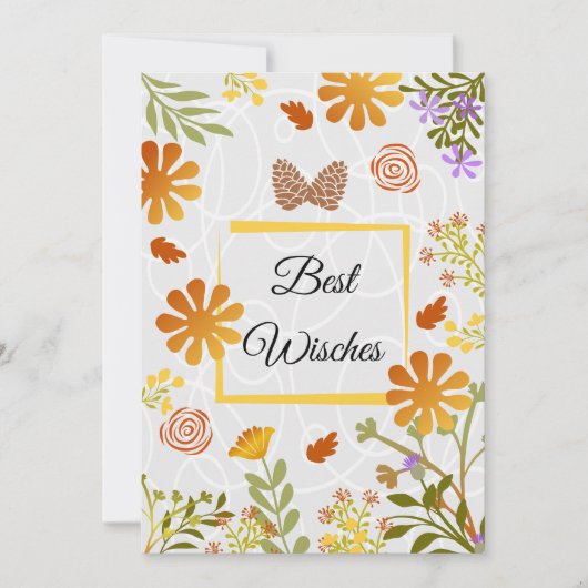 Best Wisches Karte (Vorderseite)