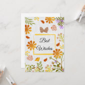 Best Wisches Karte (Vorderseite/Rückseite Beispiel)