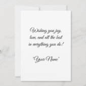 Best Wisches Karte (Rückseite)