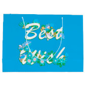 Best Wish Große Geschenktüte (Rückseite)