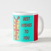 BEST WISHED BOWS GIFTS BONGS Jumbo-Tasse (Vorderseite Rechts)