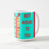 BEST WISHED BOWS GIFTS BONGS KAFFEETASSE (VorderseiteRechts)