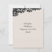 Best Wishes for a Happy Halloween RSVP Karte (Rückseite)