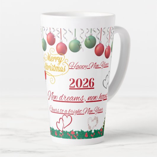 Best Wishes New Year Cup Milchtasse (Rechte Ecke)