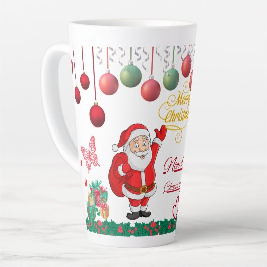 Best Wishes New Year Cup Milchtasse (Linke Ecke)