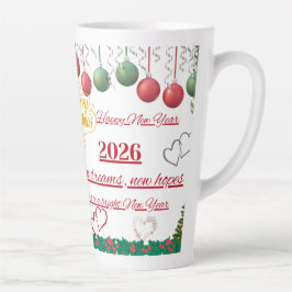 Best Wishes New Year Cup Milchtasse