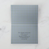 Best Wishes On Birthday Nova Scotia Tartan Karte (Innenseite)