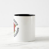 BEST WISHES ZWEIFARBIGE TASSE (Mittel)