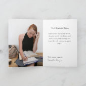 Best Writer Book Theme Greeting Card for an Author Karte (Innenseite)