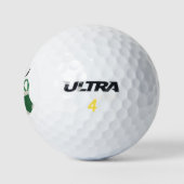 Best wünscht Weihnachten Besondere Anlass Red & Gr Golfball (Logo)