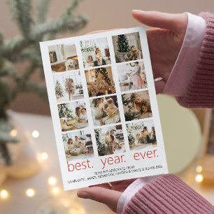 Best Year EJEDES Foto Weihnachten Personalisiert