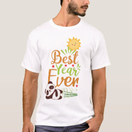 Best Year Ever Panda T-Shirt