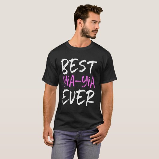 Best Yia-Yia-Ever Family Yiayia T-Shirt (Vorne ganz)