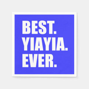 Best YiaYia je Griechisches Großmutter-Party Serviette
