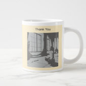 Best Yoga Teacher Ever Jumbo-Tasse (Rechts)