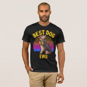 Best Yorkshire Terrier Dog je Retro T-Shirt (Vorne ganz)