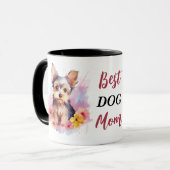 Best Yorkshire Terrier Dog Mama Tasse (Vorderseite Links)