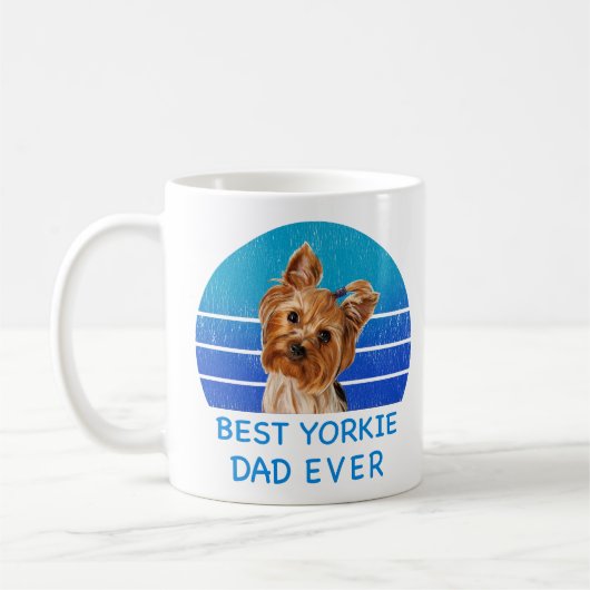 Best Yorkshire Terrier Papa Kaffeetasse (Links)