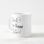 Best Your Name je Typografy Script Kaffeetasse (Vorderseite Links)