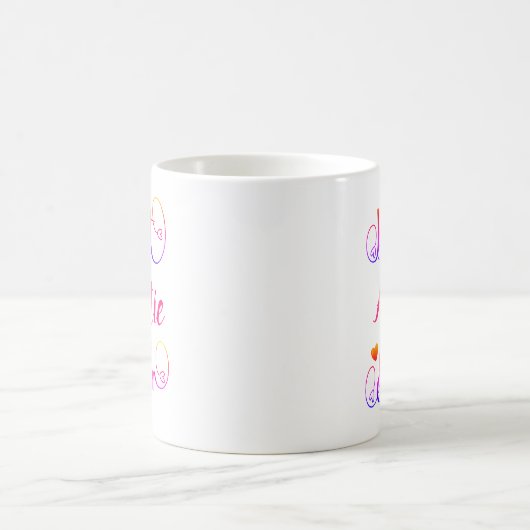 Best "your text" Ever Typografy Cursive Script Kaffeetasse (Mittel)