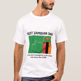 BEST ZAMBIAN VATER Strong Courageagement Personali T-Shirt