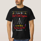 Best Zivil Engineer Weihnachten T-Shirt (Vorderseite)