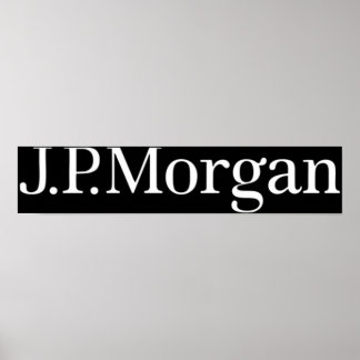 BEST ZU KAUFEN - JP Morgan Logo Poster