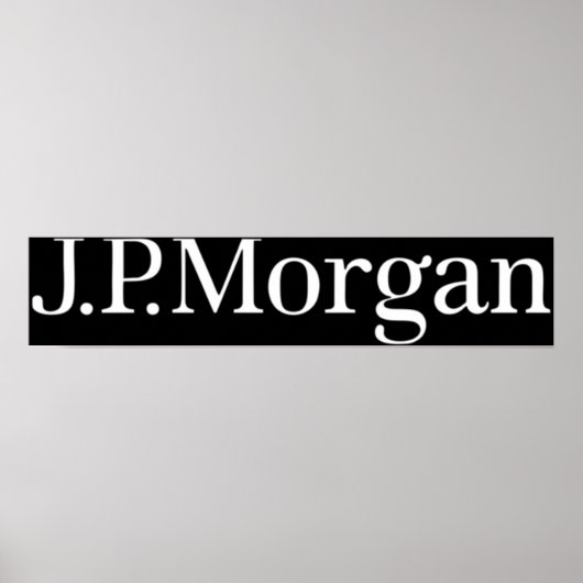 BEST ZU KAUFEN - JP Morgan Logo Poster (Vorne)