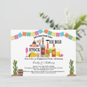 Bestand der Bar-Einsatzpartei Taco Fiesta Einladung (Stehend Vorderseite)