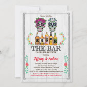 Bestand Die Bar Einladung Halloween-Zuckerschädel (Vorderseite)