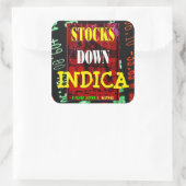 BESTÄNDE IN INDICA QUADRATISCHER AUFKLEBER (Tasche)