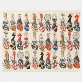 BESTÄNDE VON WAFFEN FÜR MITTELSTADTTEILNEHMER FLEECEDECKE (Vorderseite (Horizontal))