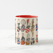 BESTÄNDE VON WAFFEN FÜR MITTELSTADTTEILNEHMER TASSE (Zentrum)