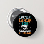 Bestanden Caution Bachelor 2026 Abschlussfeier G Button (Vorne & Hinten)