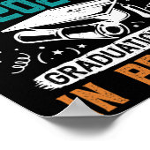 Bestanden Caution Chelor 2026 Abschlussfeier Gra Poster (Ecke)