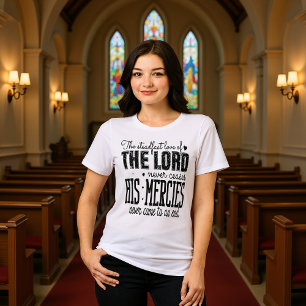 Beständige Liebe des Herrn Erbarmen hört nie auf T Tri-Blend Shirt