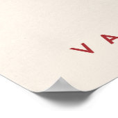 Beständiges Bemühen Denken Sie an ihr Poster (Ecke)