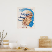 Beständiges Bemühen Denken Sie an ihr Poster (Küche)