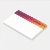 Beständiges und konsistentes Gradient Post-it Klebezettel (angewinkelt)