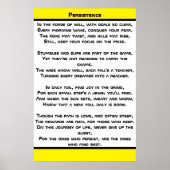 Beständigkeit Poster (Vorne)