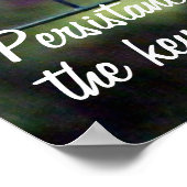 Beständigkeit Poster (Ecke)